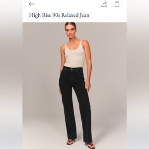 High rise 90s relaxed jean